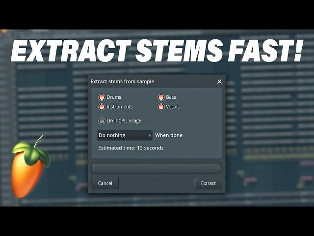 How To Extract Stems In FL Studio Using AI // Stem Seperation Tool Tutorial