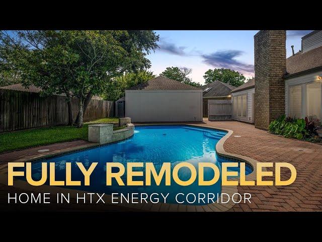 Inside a Fully REMODELED 1977 home in Houston's Energy Corridor!