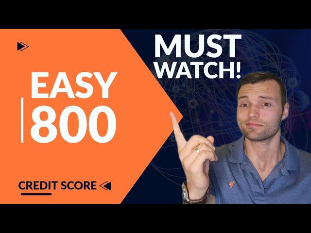 How To Get a 800 Credit Score EASY 5 steps