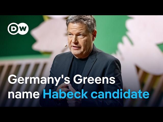 German Greens name Economy Minister Robert Habeck as their candidate for chancellor | DW News