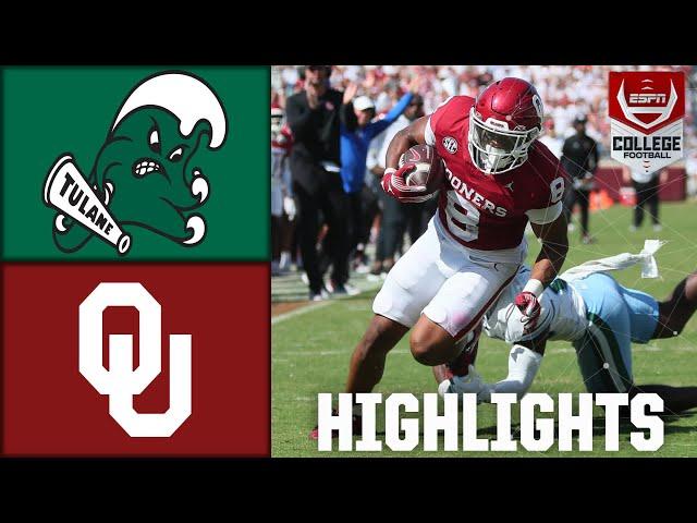 Tulane Green Wave vs. Oklahoma Sooners | Full Game Highlights | ESPN College Football