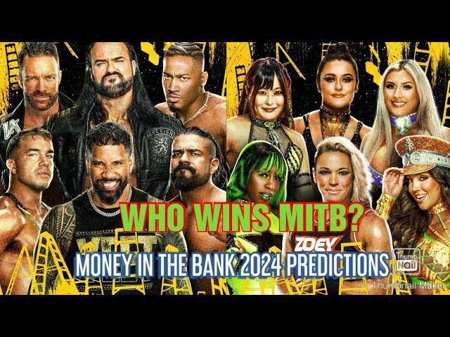 ROMAN RETURN? OFFICIAL MONEY IN THE BANK 2024 PREDICTIONS!