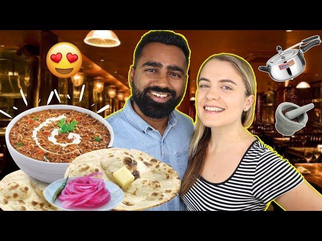 Cooking Dal Makhani for My Indian Boyfriend | Shrey & Giulia