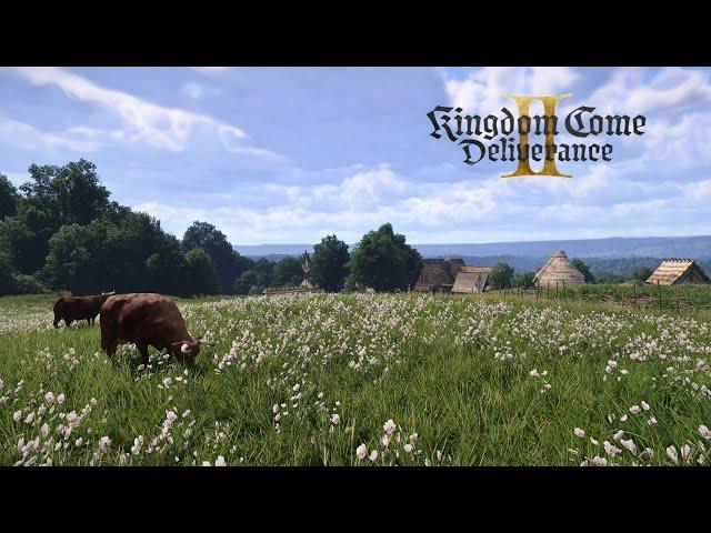 Kingdom Come: Deliverance 2 | Relaxing Walk around the Map (Trosky Region) | 4K Max Graphics