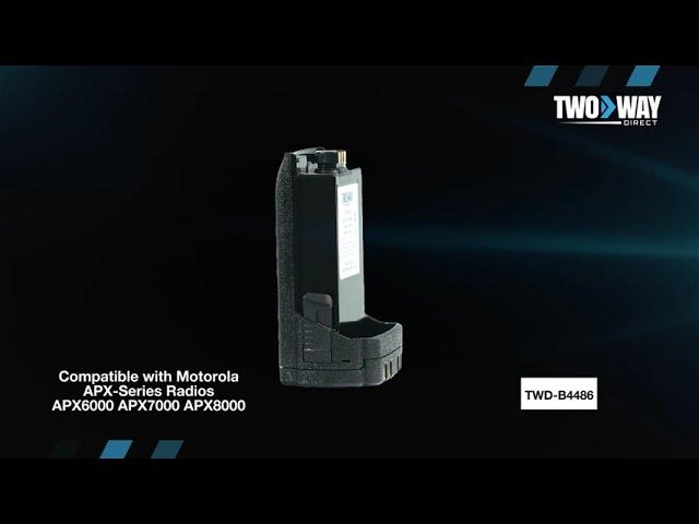 Two Way Direct TWD-B4486 High Capacity Replacement Battery For Motorola APX-Series Two-Way Radios