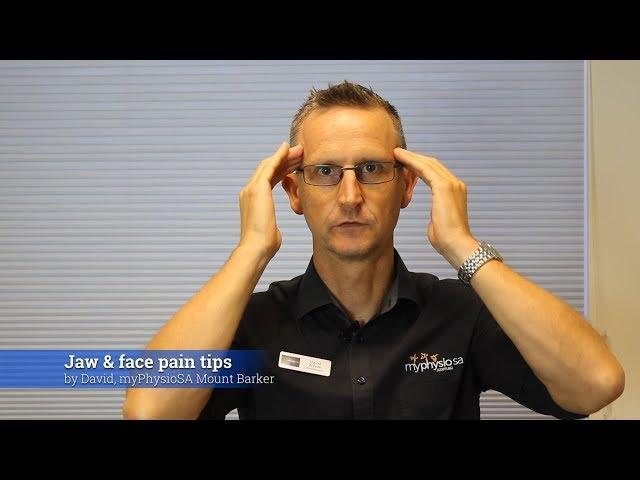 Jaw & face pain tips by Physio Adelaide