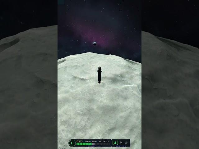 Experiencing the Iconic Earthrise Photo in KSP2 from Minmus