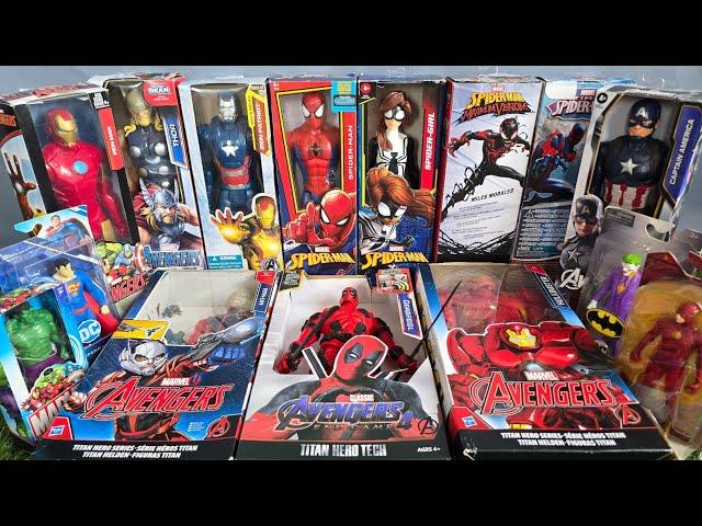 MARVEL'S SPIDER-MAN SERIES UNBOXING, SPIDEY, HULK, CAPTAIN AMERICA, IRON MAN, SUPERMAN, DEADPOOL