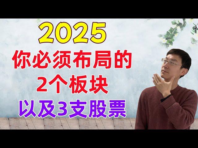 2025，你必须布局的2个板块，以及3支股票！准备买入