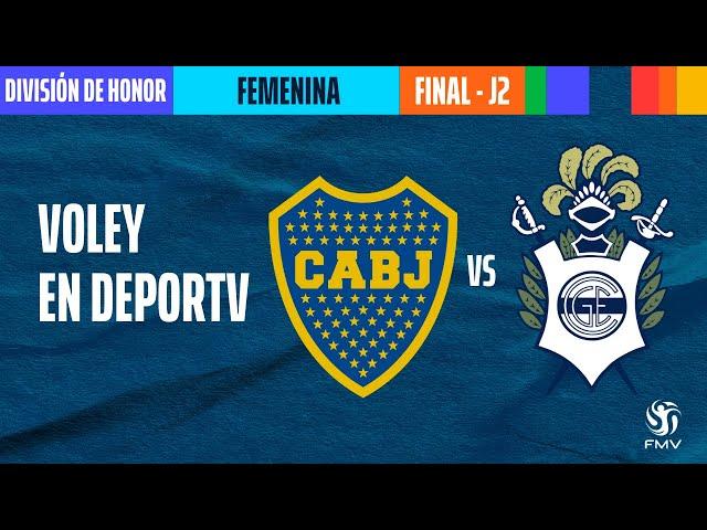 Boca Jrs  Gimnasia LP - Final - Juego 2 - División Honor Femenina - Vóley Metropolitano