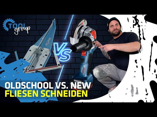 FLIESEN SCHNEIDEN - Bosch GWX 18V-7 X-LOCK Winkelschleifer vs. Fliesenschneidmaschine || ToolGroup