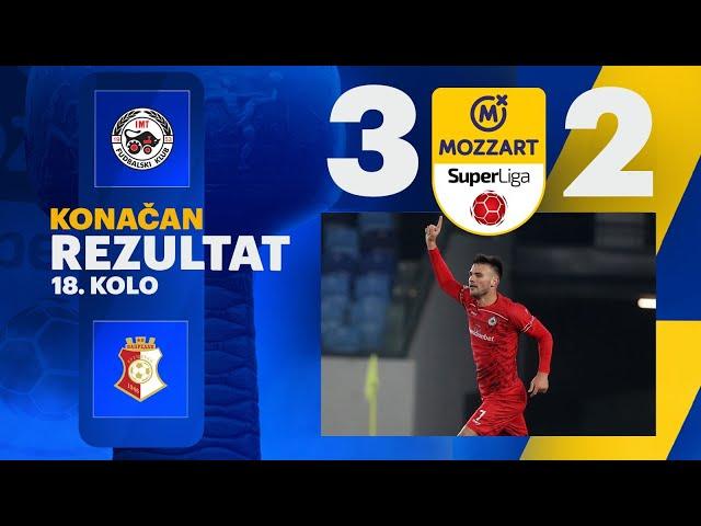 Mozzart Bet Super liga 2024/25 - 18.Kolo: IMT – NAPREDAK 3:2 (1:2)