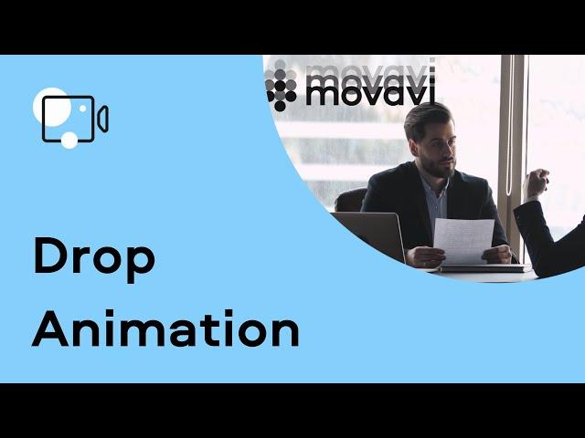 How to add DROP ANIMATION | video editing (Tutorial 2021)