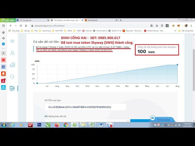 Skyway_Hướng dẫn mở tài khoản mua token (SWG) gmail đã đầu tư skyway