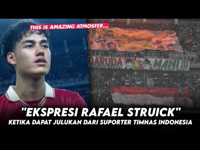 "DI BUAT MERINDING SUPORTER INDONESIA" Lihat Ekspresi Rafael Struick Ketika Dapat Julukan Dari Fans