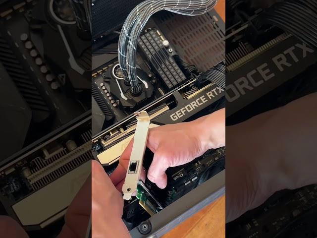 How to Install 10Gbit Network Card, the Intel X540T1!