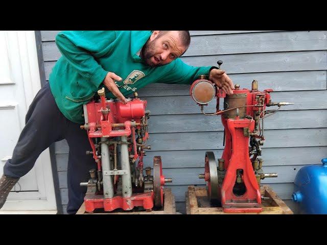 SAVED FROM THE SCRAPMAN!!! - Pair Of Live Steam Marine Engines