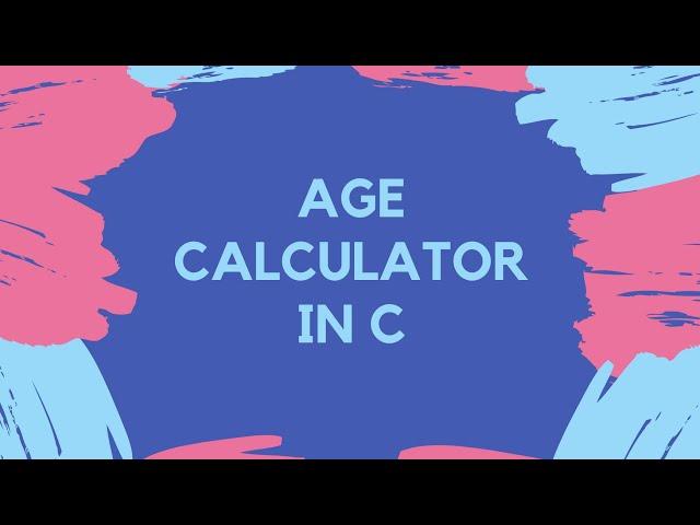 Age calculator in c programming. #c #programming #ctutorials #CodingWithAnkit