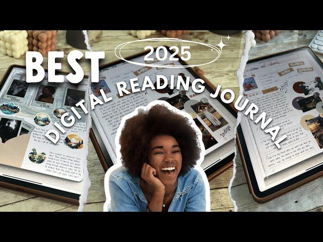 The BEST 2025 Digital Reading Journal ️ | Easy Setup | Goodnotes Tips on iPad For Beginners