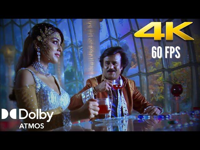 Sahana 4k Video Song | Sivaji The Boss Telugu Movie | Rajinikanth, Shriya Saran | A R Rahman