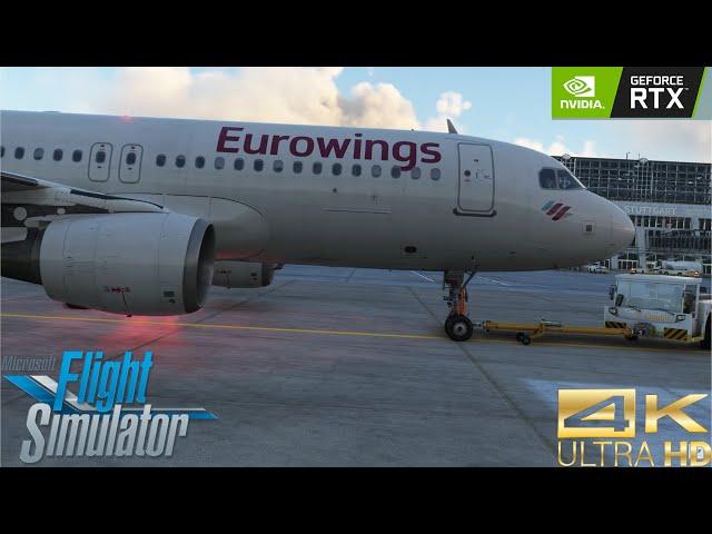 Eurowings Airbus A320 I Flight from Stuttgart Airport to Belgrade Nikola Tesla Airport I MSFS2020