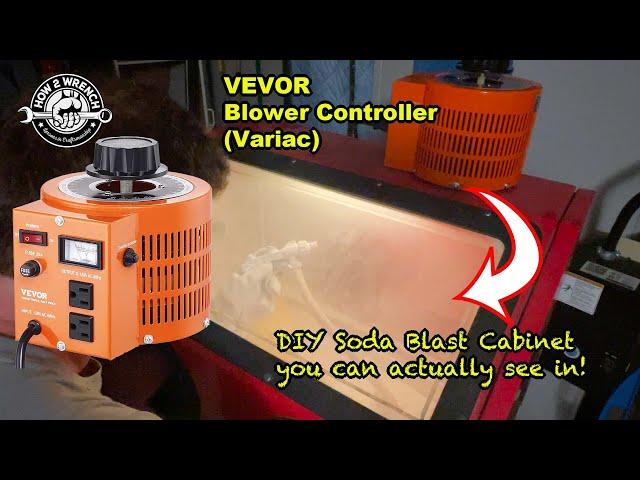 Part 2 DIY Soda Blaster Build you can actually see with this Vevor Variable Transformer (Variac)