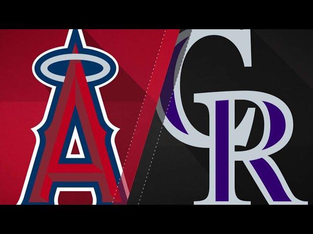 Angels smack 3 homers to power past Rockies: 5/9/18