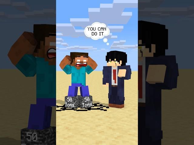 HELP Herobrine Power Up And Jump #friendship #shorts #trending #anime