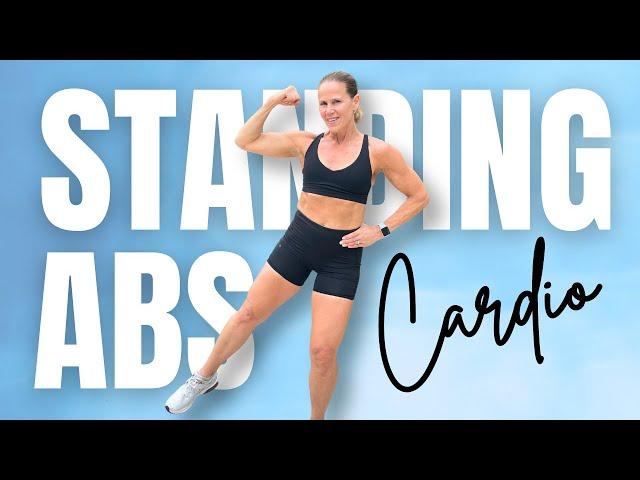 20 MIN Cardio Core with Ankle Weights | NO REPEATS  (NO JUMPIN)