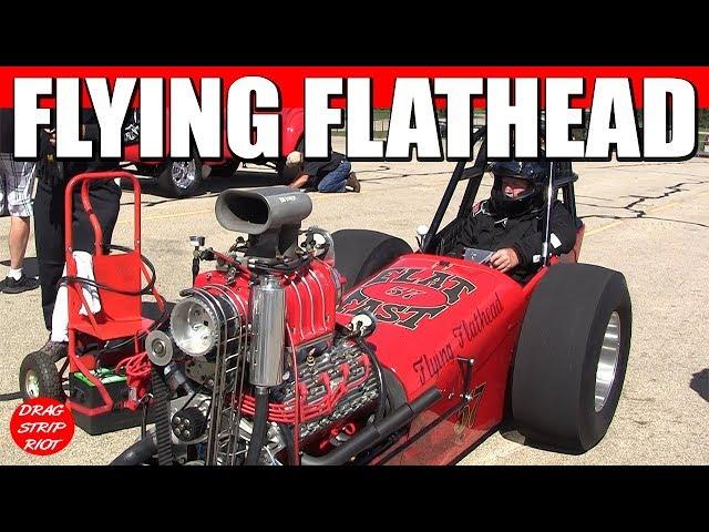 Flying Flathead Ford Nostalgia Dragster Drag Racing