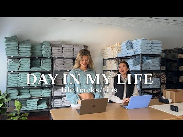 Day In My Life: as a clothing brand owner (life hacks/tips)