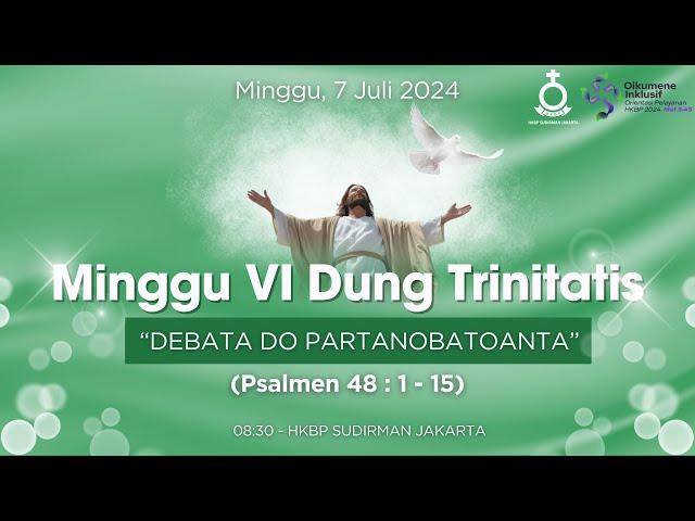 (LIVE) Ibadah Minggu Pagi (Bahasa Batak) // 07.07.2024 - 08:30 WIB