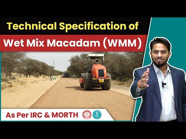 Technical Specification of WMM as per MORTH | Wet Mix Macadam | IRC 109