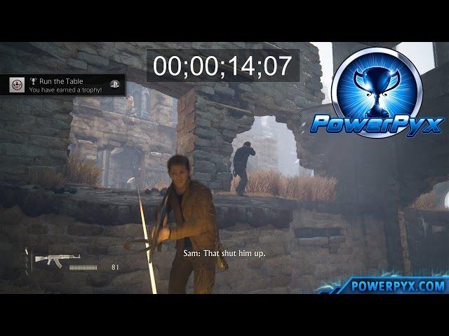 Uncharted 4: A Thief's End - Run the Table Trophy Guide (Chapter 8)