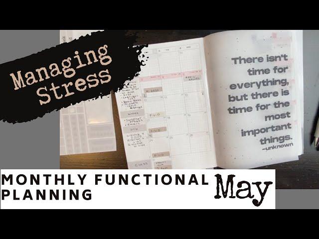 MAY FUNCTIONAL MONTHLY Plan With me | PlantheGrind