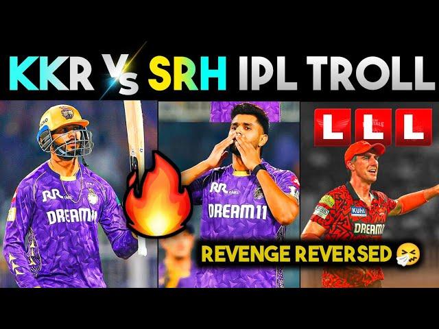 KKR VS SRH IPL MATCH TROLL  | V IYER HARSHIT RANA KLASSEN | IPL HIGHLIGHTS | IPL TROLLS TELUGU