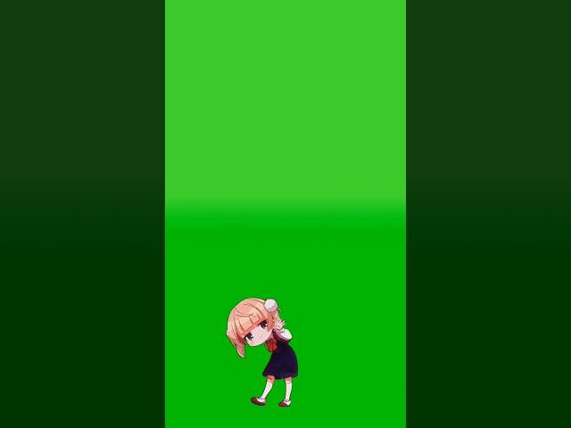 shigure ui dance green screen (with sound) #shigureui #dance #anime