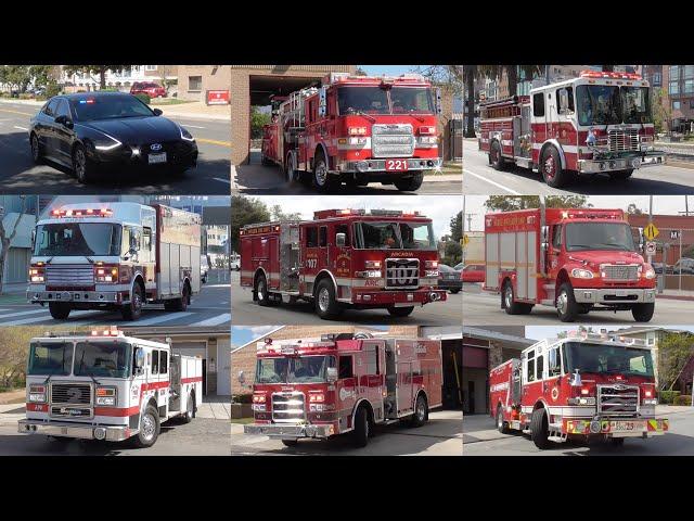 Fire Trucks Police & EMS Responding Compilation 2024 #5: April 2024 Recordings