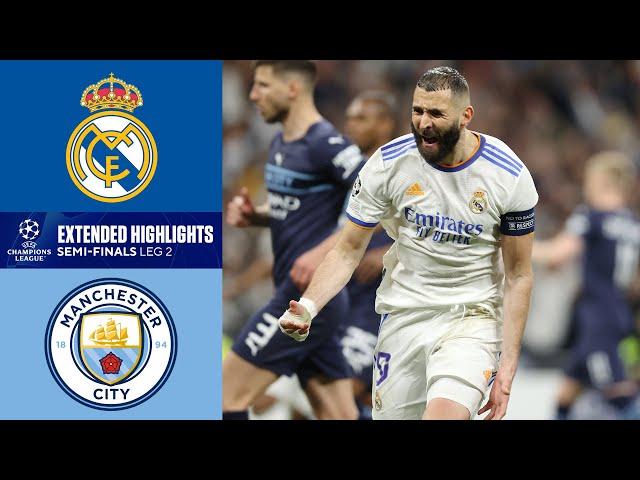 Real Madrid vs. Manchester City: Extended Highlights | UCL Semi-Finals - Leg 2 | CBS Sports Golazo