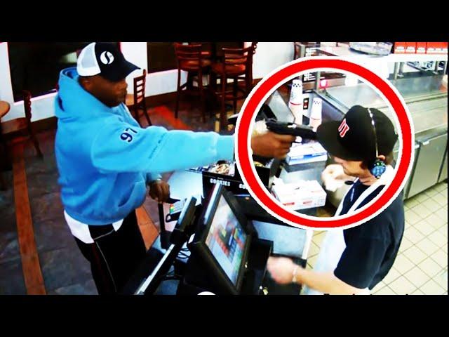 Jimmy John's Cashier Keeps His Cool During Gunpoint Robbery