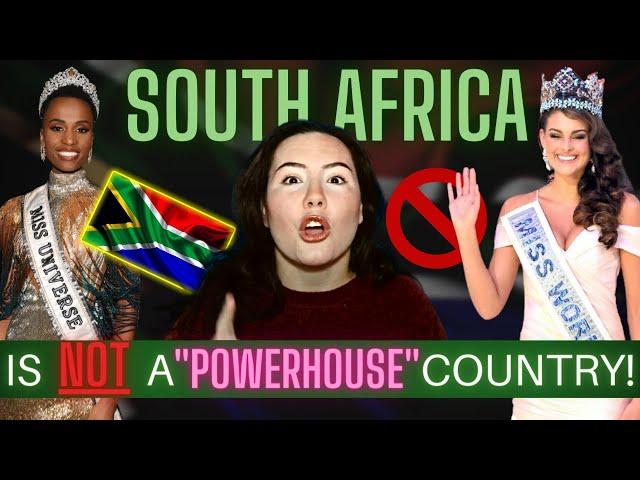 SOUTH AFRICA is NOT a pageant POWERHOUSE!!!