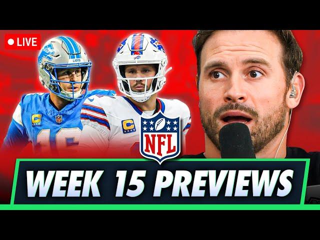 Bills & Lions Battle, Eagles vs Steelers & NFL Playoff Outlook | NFL WK 15 Previews