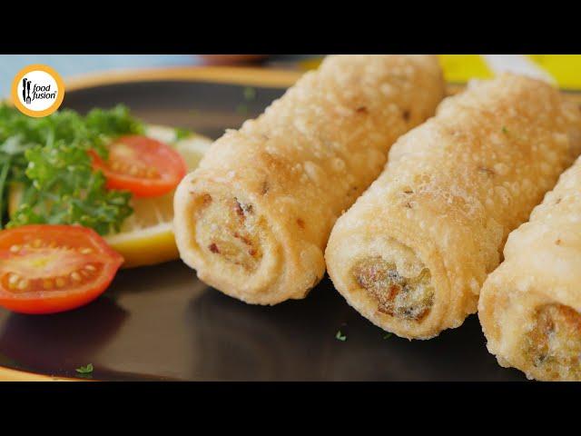 Potato Samosa Rolls Recipe By Food Fusion (Ramzan Special)