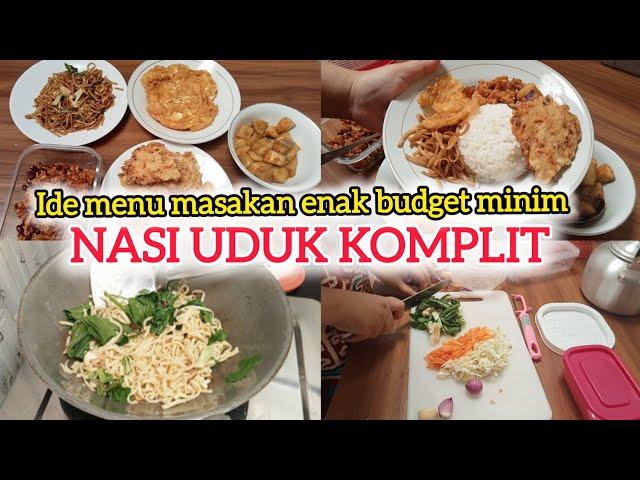 IDE MENU MASAKAN ENAK BUDGET MINIM ‼️| NASI UDUK KOMPLIT CUMA HABIS 20 RIBU, BISA UNTUK SEHARIAN