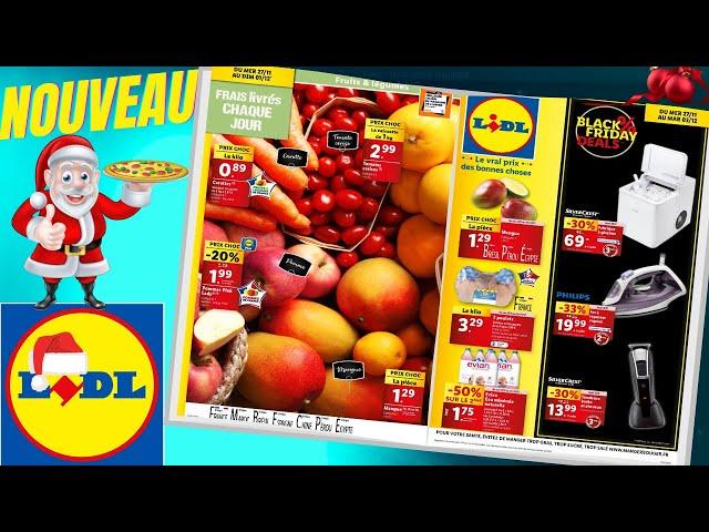 catalogue LIDL ALIMENTAIRE du 27 novembre au 3 décembre 2024  Arrivage - FRANCE