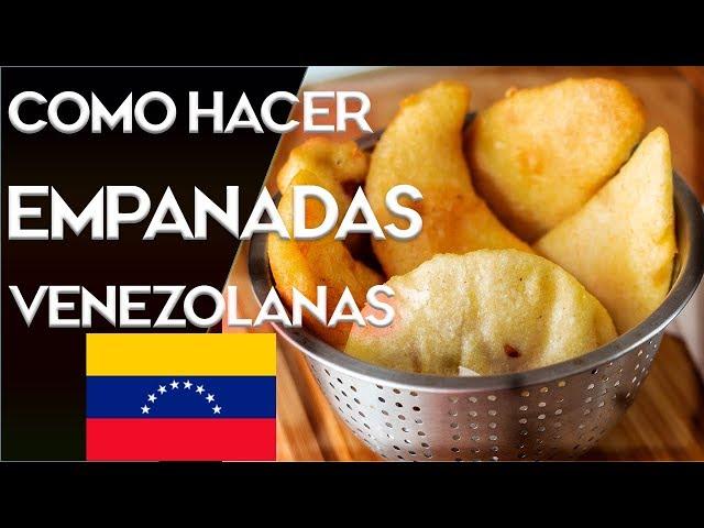 Cómo hacer EMPANADAS VENEZOLANAS de queso fácil y rápido (2018) masa y relleno