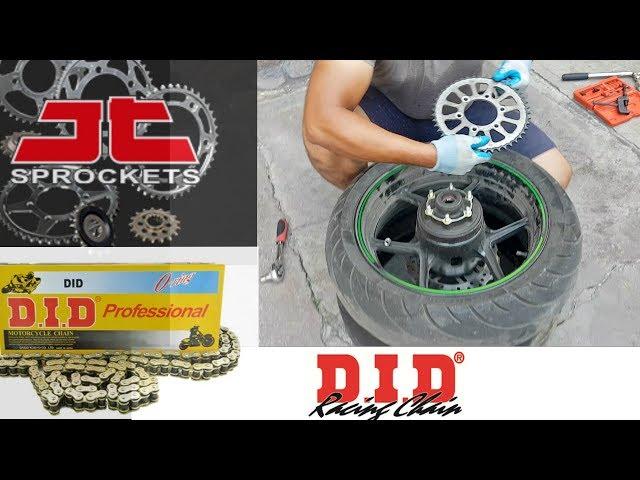 DID Chain & JT sprocket Install | KAWASAKI Z800 |