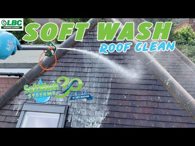 Roof Cleaning Using Soft Wash Systems