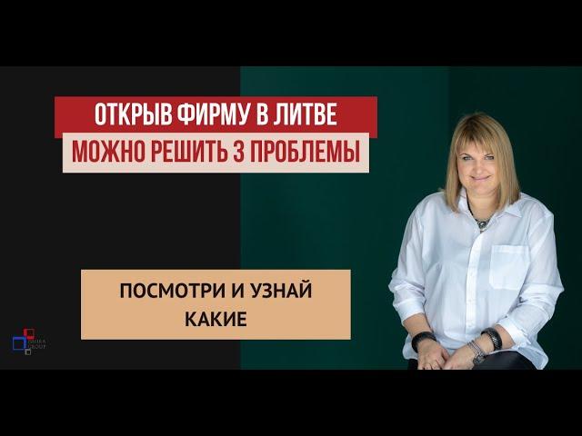 Какие 3 проблемы можно решить с регистрацией фирмы в Литве. Бизнес в Литве. Бизнес в ЕС.