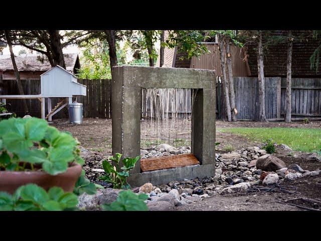 The COOLEST Water Feature to DIY